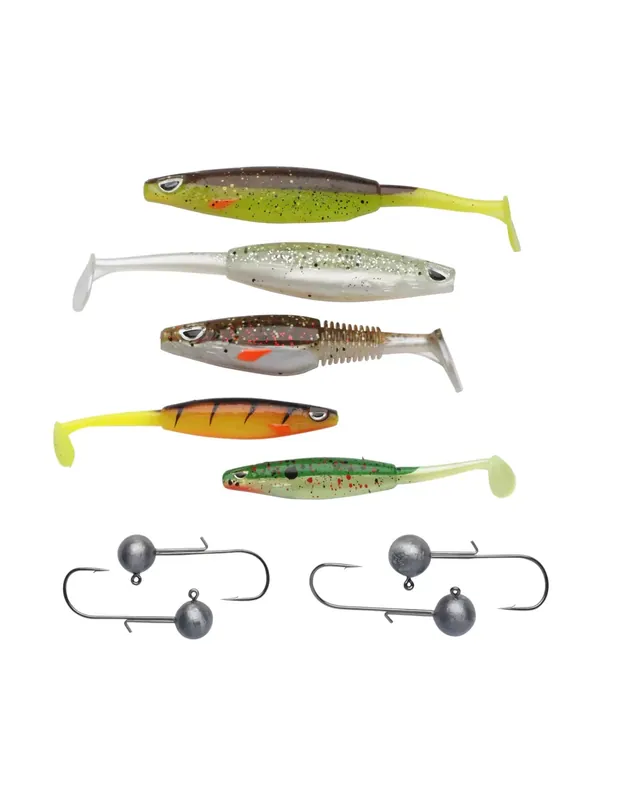 Meilleur Choix Berkley Sick Zander Pack 9 pcs Kit complet pour la pêche au spinning