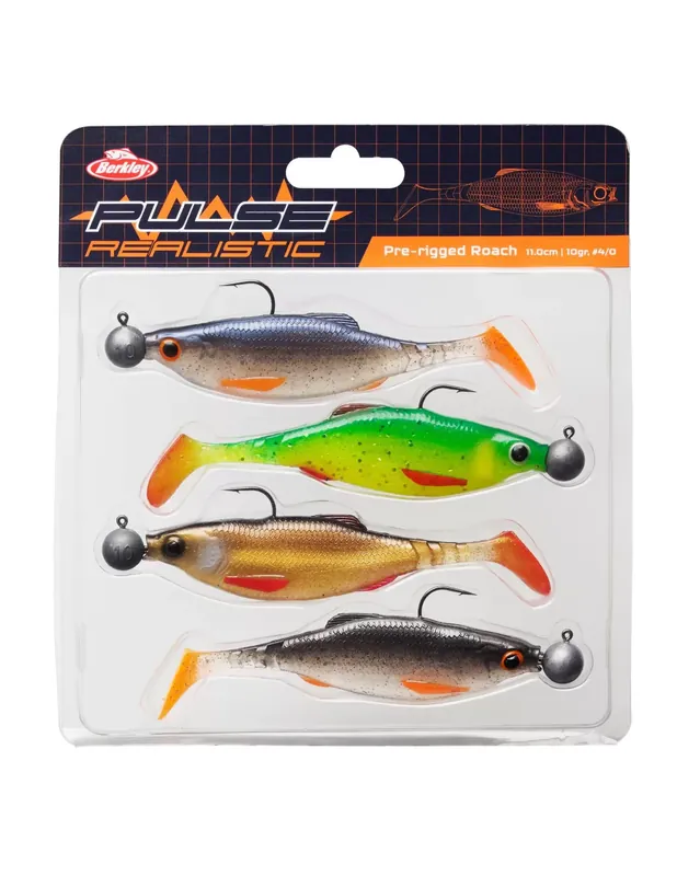 Berkley Pulse Réaliste Roach Prerigged 4 pcs 70 mm Jusqu’à Épuisement Des Stocks