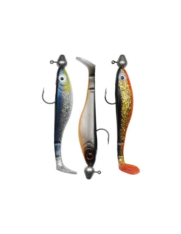 Authentique Abu Garcia McPrey 3 Artificiel pour les eaux claires Têtes de plomb complètes 12 mm