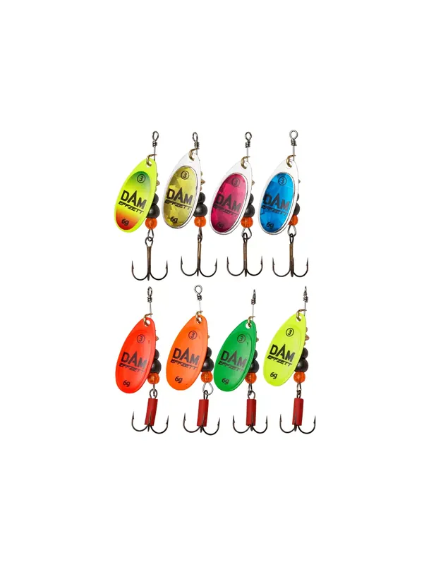 Dam Effzett Fluo Spinner Cuillère Pêche Filage 4 gr Must-Have