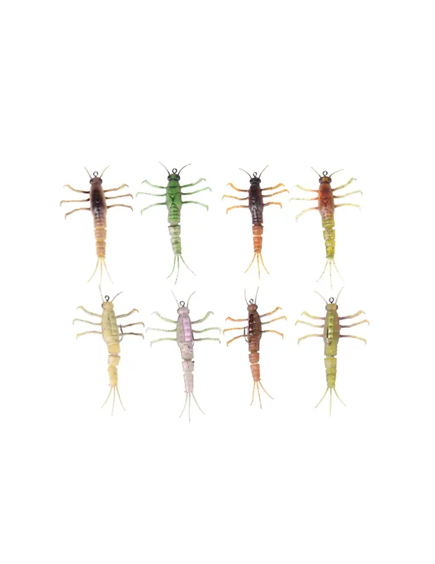 Savage Gear 3D Tpe Nymphe Mayfly Imitation d’une Nymphe de pêche Spinning 5cm 2.5gr Nouvel Arrivage