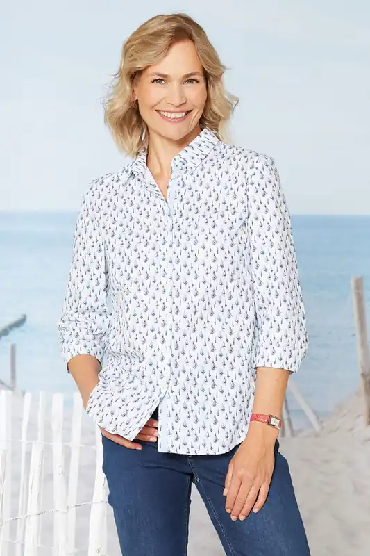 Chemisier imprimé pour femme Soldes