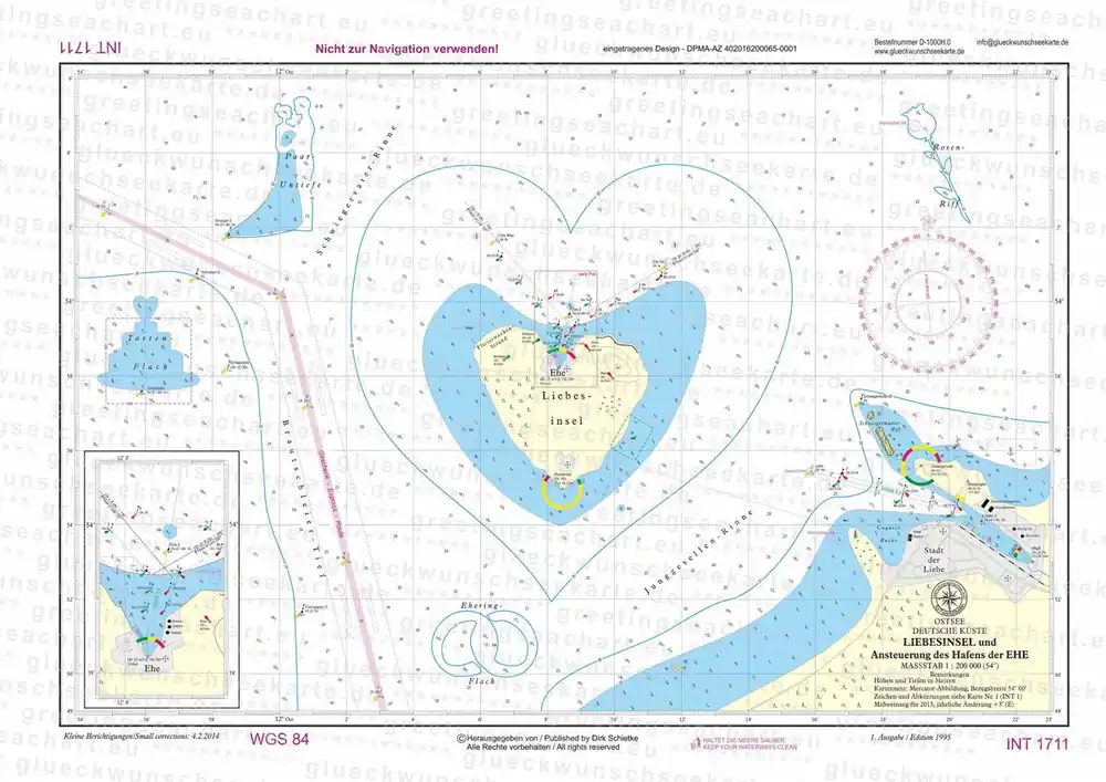 Carte marine de félicitations Port du mariage Meilleur Prix