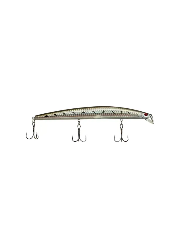 Super Prix Yamashiro Long Jerk Barracuda et Bar Artificiel Spinning LG02 18.5 cm 24.5 gr