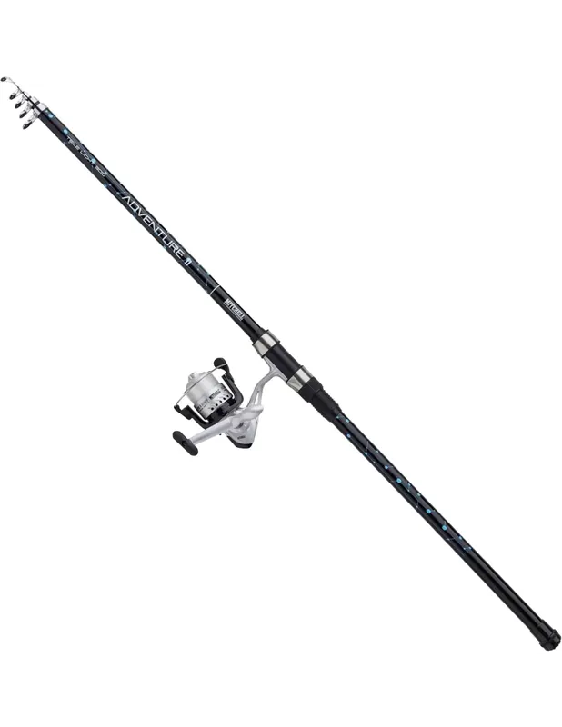 Prix Cassé Adventure II Tele Light Combo Bobine Baril et Fil