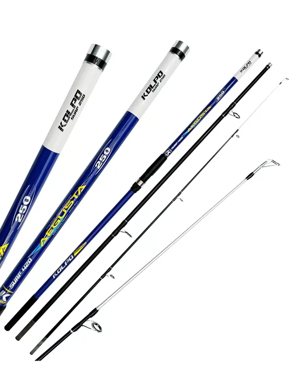 Kolpo Aegusta Canne à pêche Carbon Surfcasting 3 Sections 250 gr Achat Immédiat