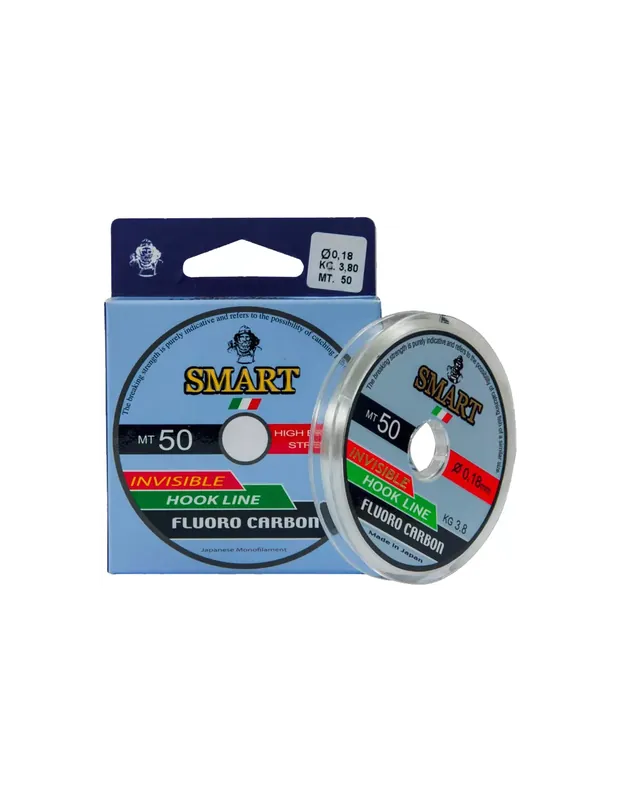 Solde Smart Fluorocarbon 50 mt Totalement Invisible Idéal pour les terminaux