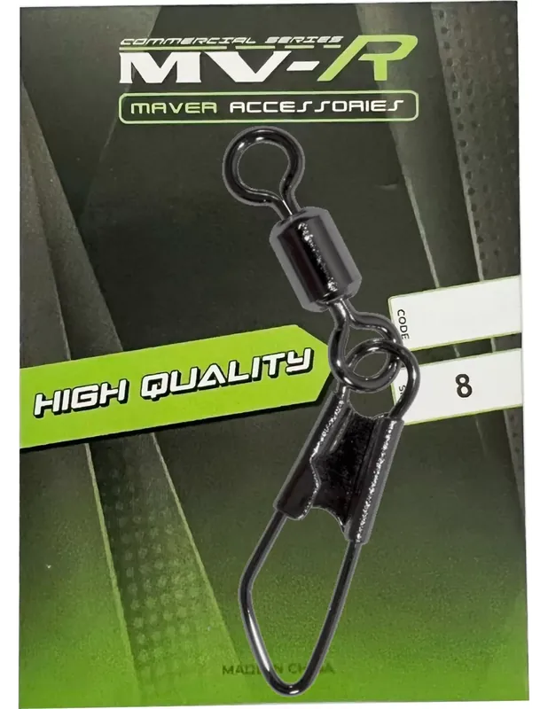 Pivots roulants Maver avec mousqueton à haute rotation 10 pcs Offre Du Jour