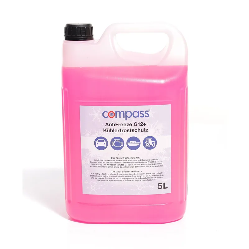 Meilleur Prix Antigel pour moteur Compass G12+ / 5 litres / circuit de refroidissement interne