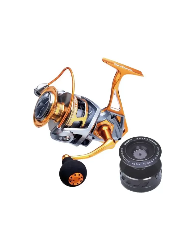 Seulement Aujourd’hui Akami Won Moulinet de pêche tournant vertical 10 roulements