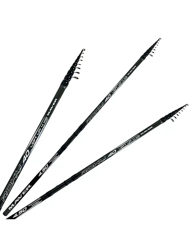 Marque Maver Roky Canne à pêche universelle en carbone