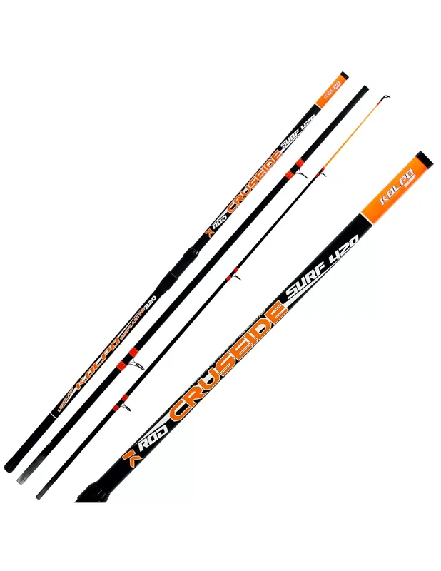 Prix Bas Kolpo Cruseide Canne à pêche Surfcasting 3 Sections 4.20 mt 220 gr