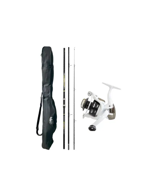 Kit de pêche Surfcasting Rod trois sections 4.20 Moulinet et fourreau Offre Limitée
