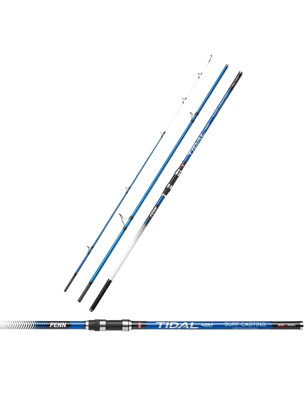 Quantité Limitée Penn Tidal Rods Surfcasting 4.20 mt 100 250 gr 3 sections en Carbon 30T