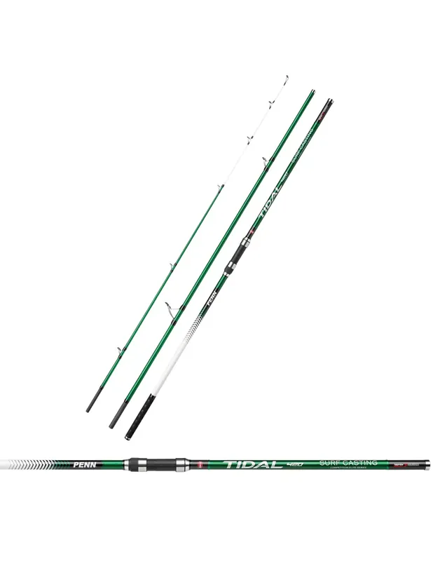 Retour Gratuit Penn Tidal Rods Surfcasting 4.20 mt 100 225 gr 3 sections en Carbon 30T