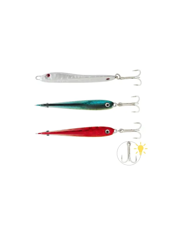 Must-Have Kolpo Lead Fish Plomb artificiel Plomb 10 gr avec ancrage fluorescent