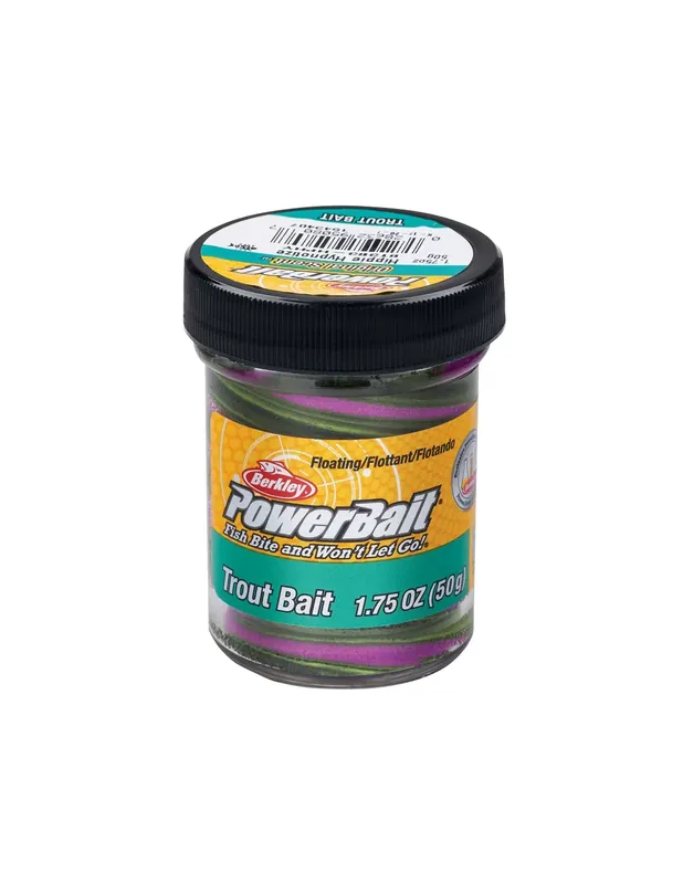 Offre Exclusive Berkley Powerbait Glitter Trout Bait Trout Batter Hippie Color Hypnotize Extra Scent