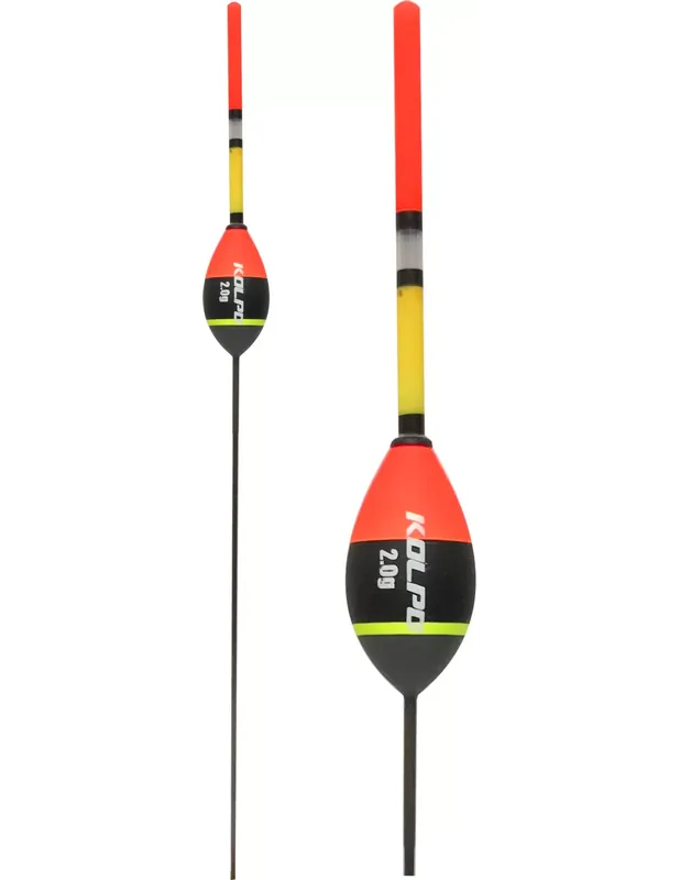 Certifié Kolpo Maine Flotteur de pêche en Pure Balsa Porta Starlite 3 mm à travers