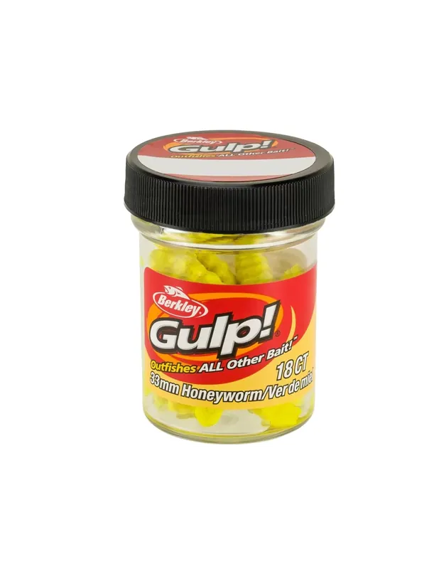 Berkley Gulp Miel Camole Jaune pour la pêche à la truite Expédition Rapide
