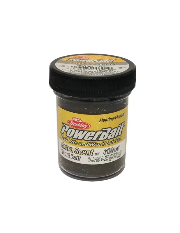 Berkley Powerbait Glitter Trout Bait Extra Scent Pasta Trote Nightcrawler avec glitter Livraison Express
