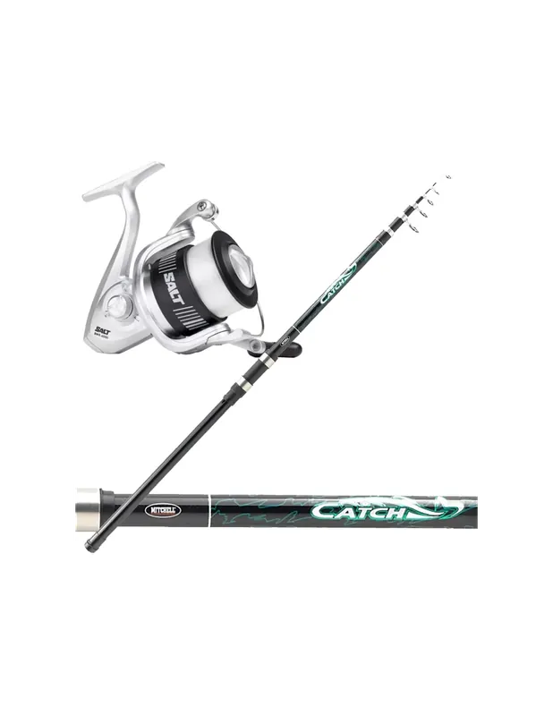 Authentique Shakespeare Reed Surfcasting Kit 4.20 Bobine de sel avec fil