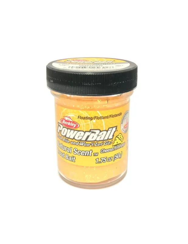 Berkley Powerbait Glitter Trout Bait Trout Batter Fromage avec Glitter Taste Cheese Offre Du Jour