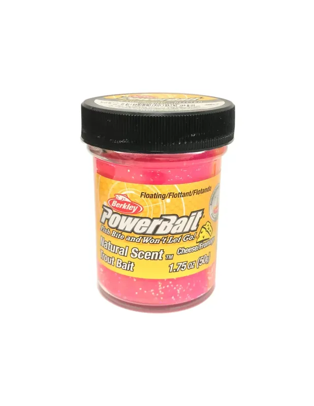 Berkley Powerbait Glitter Trout Bait Trout Batter sherbent Goût Fromage Authentique