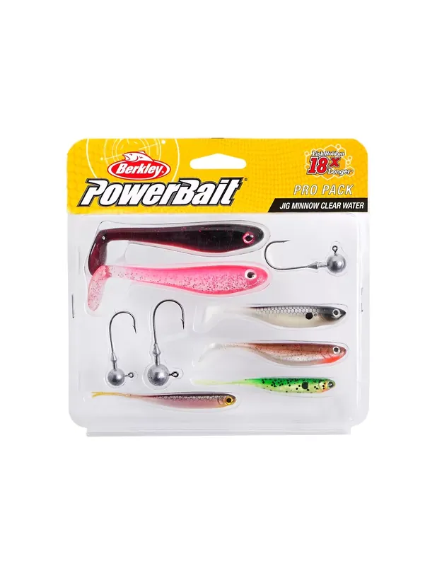 Berkley Pro Pac Jig Minnow pour l’eau claire 9 pcs Prix Cassé