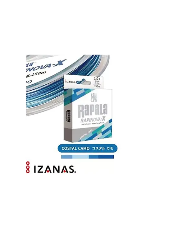 Rapala Rapinova Trecciato Coastel Camo 150 mt Satisfait Ou Remboursé