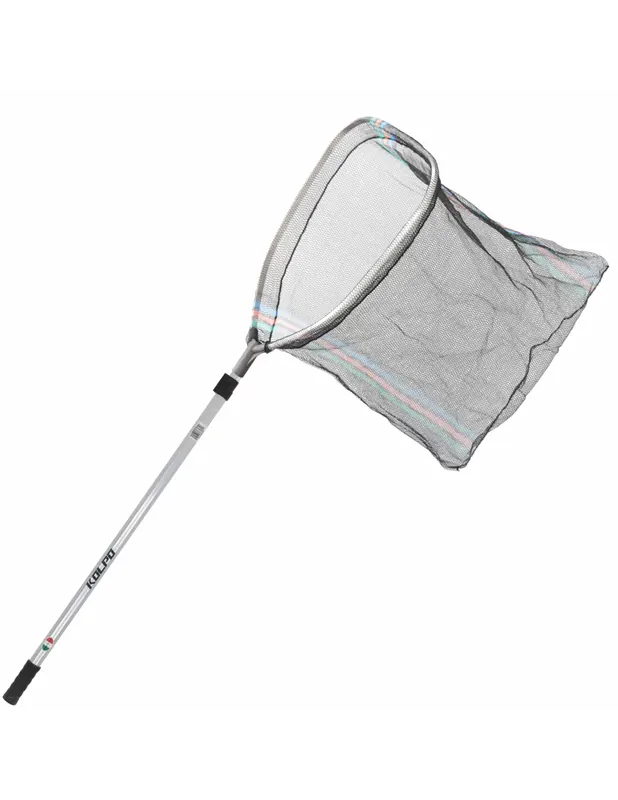 Epuisette Aluminium Tête Carrée 1,30 m 2 Sections Produit De Marque