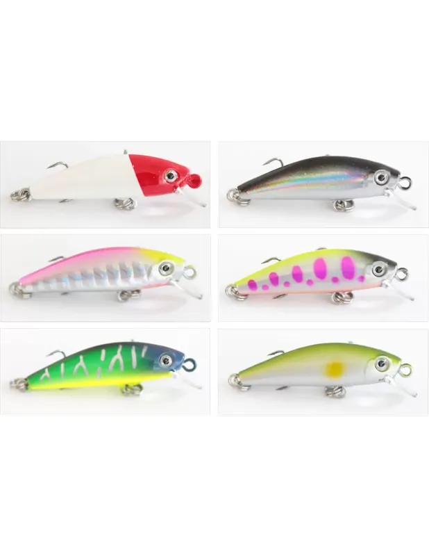 Haute Qualité Yamashiro Chiku Artificiel Minnow Sinking Pêche Spinning 45 mm 3 gr