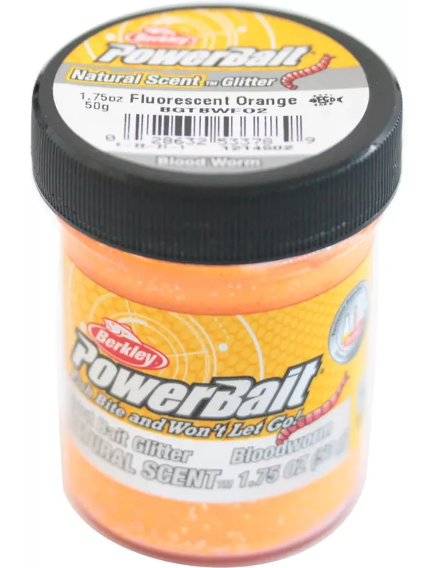 Berkley Powerbait Glitter Trout Bait Batter pour Trout Bloodworm Offre Spéciale