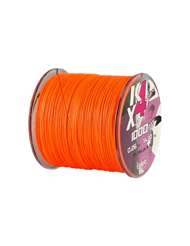 Nouvel Arrivage Kolpo Braid Trecciato Orange Bobine de 1000 mt