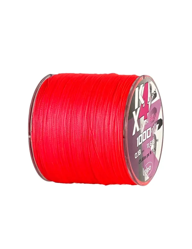 Vente Flash Kolpo Braid Trecciato Red Bobine de 1000 mt