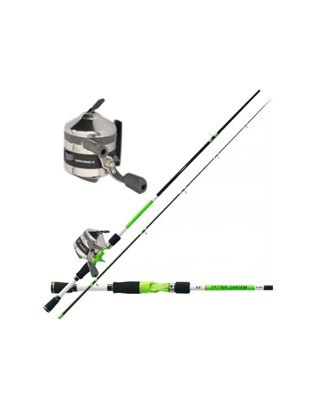 Commander Maintenant Kit Spinning Baitcasting Canna Mulinello et Filo