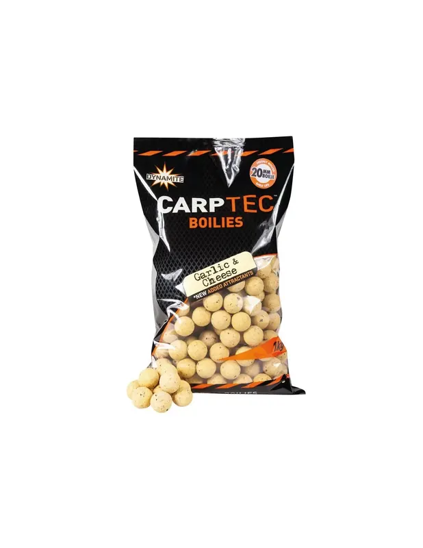 Soldes Dynamite Boilies Carptec Cheese aux gazes 1 kg