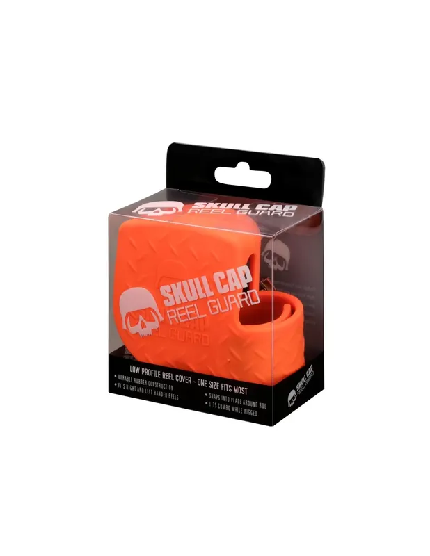 13 Fishing Skull Cap Shell Protection pour bobine Orange Promotion Saisonnière