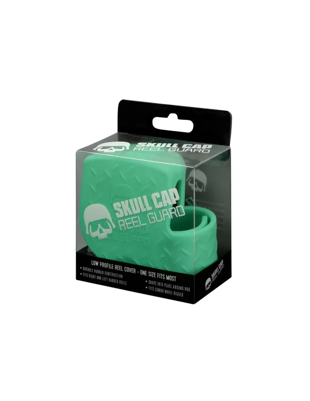 13 Fishing Skull Cap Shell Protection pour bobine verte Offre Du Jour