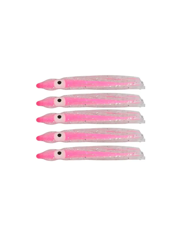 Tatler Octopus Classic Trasparent Pink Glitter 5 pcs 60 mm Satisfait Ou Remboursé