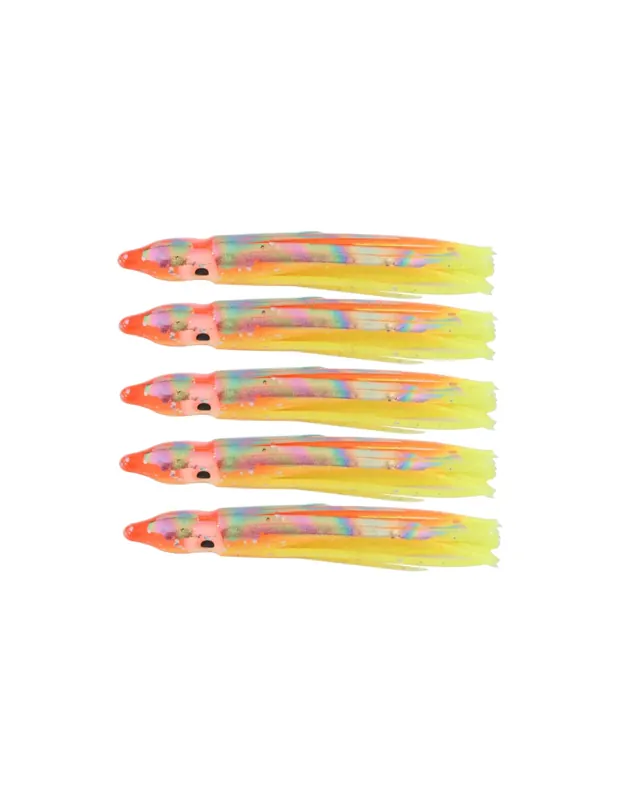 Tatler Octopus Classic Orange Yellow 5 pcs 60 mm Expédition Rapide