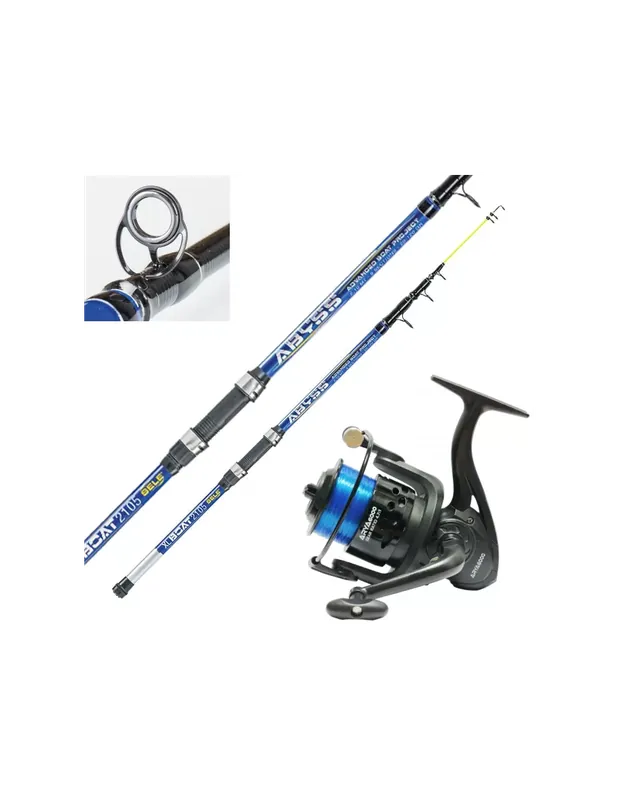 Dernière Chance Combo Pêche du bateau Bolentino 20 – 120 gr Moulin 6000 et Fil