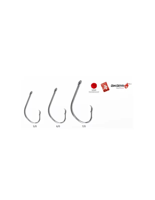 Akami 843 Hameçons de pêche robustes avec oeillet Usine Directe