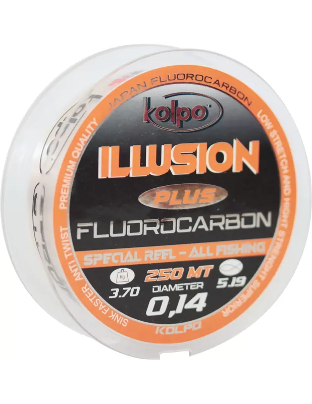Pas Cher Kolpo Illusion Plus Fluorocarbone 250 mt Mulinello spécial