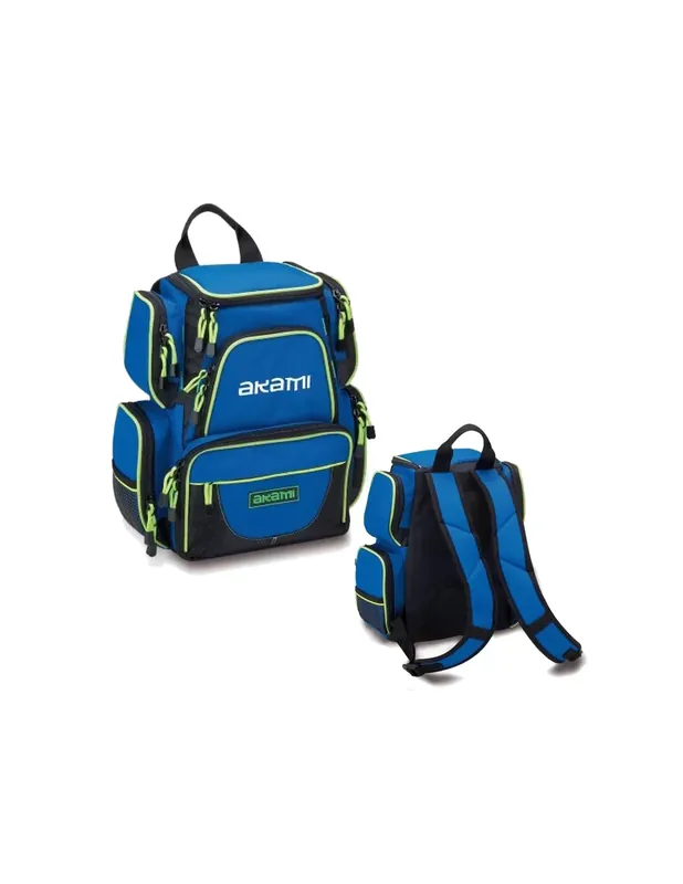 Akami Sac à dos multipoches avec 4 boîtes rigides 34×18 h 39 Haute Qualité