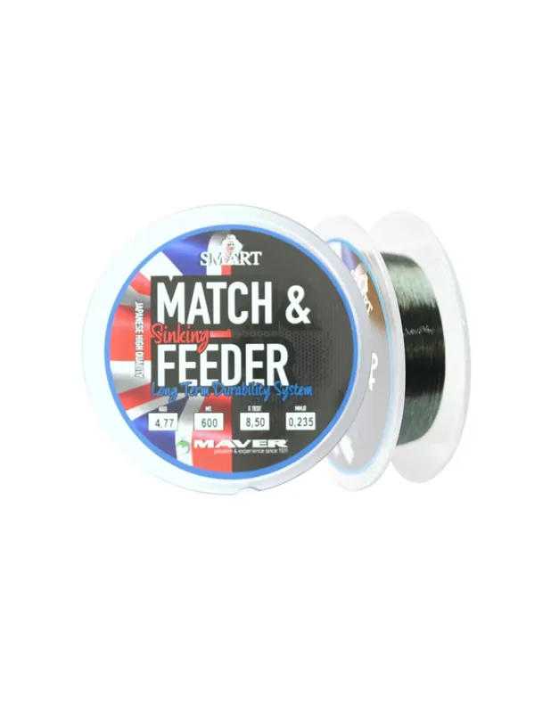 Livraison Gratuite Maver Match Feeder Sinking Sinking Wire 600 mètres