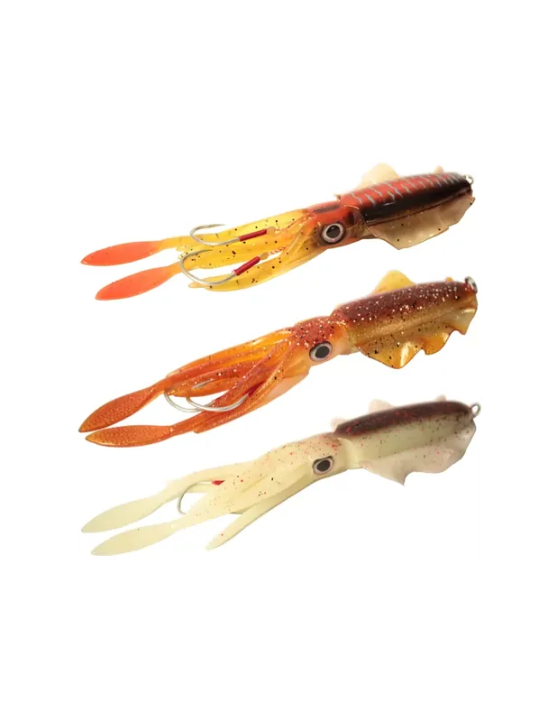 Commander Maintenant Sugoi Kraken Squid Lures Traina Jig 120 gr Snappers et Amberjacks