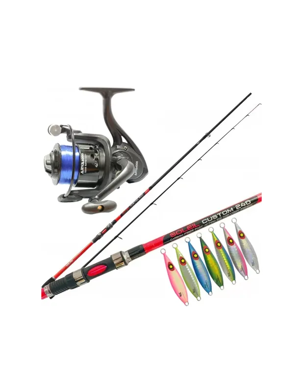 Bon Plan Kolpo Kit Combo Peach Light Jig Complete 9 pcs