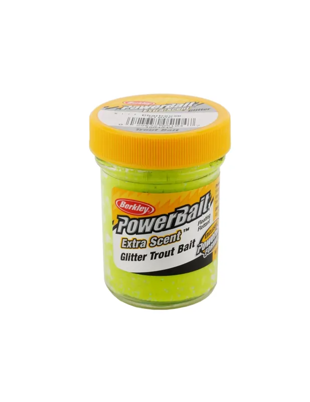 Berkley Powerbait Glitter Trout Bait Chartreuse Batter for Trout Pas Cher