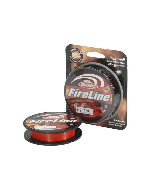 Berkley Fireline Fusionné original 110 mt rouge Nouvelle Collection