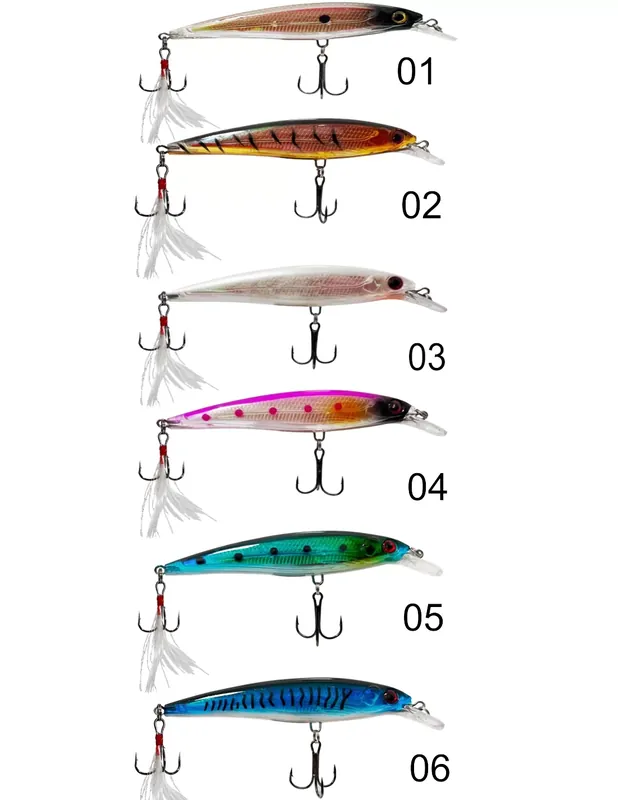 Populaire Yamashiro Shallo Pêche artificielle Spinning 12 gr 11 cm